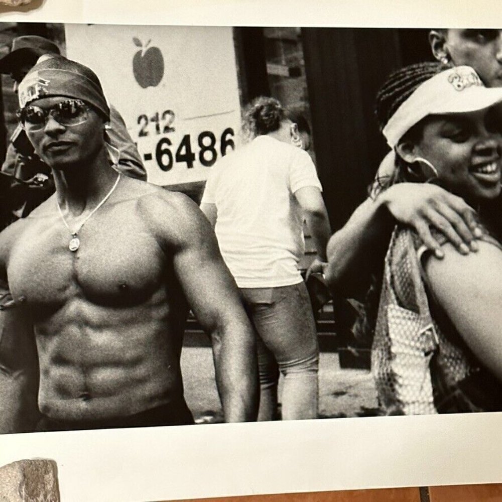 Photograph Silver Gelatin Print Janine Gordon 20x24" B/W  Puerto Rican Parade